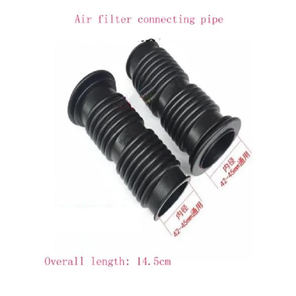Motorcycle Modified Air Filter Connecting Tube Pedal Fit For GY6 Tricycle Go-kart Off-road ATV Stretch Hose NEW 1PC