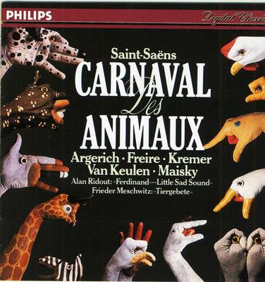 CD MARTHA ARGERICH  SaintSaens Suite The Carnival of  PHCP1698  1993 Japan ObiClassical Used