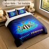 Bedding Set 1 Duvet Cover 2 Pillowcases Newcastle United FC Print Soft Bed Linen Bedroom Decor