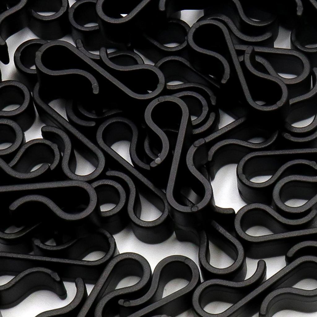 Pack Of 120 Outdoor Light Clips Gutter Hooks for String Lights and Cables Plastic Garden Electrician Tool Hook