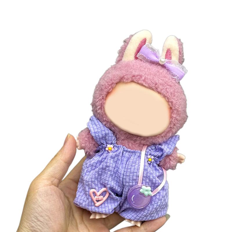 Clothes For Labubu Dolls Accessories, Stylish Kawaii Outfit Set Suitable