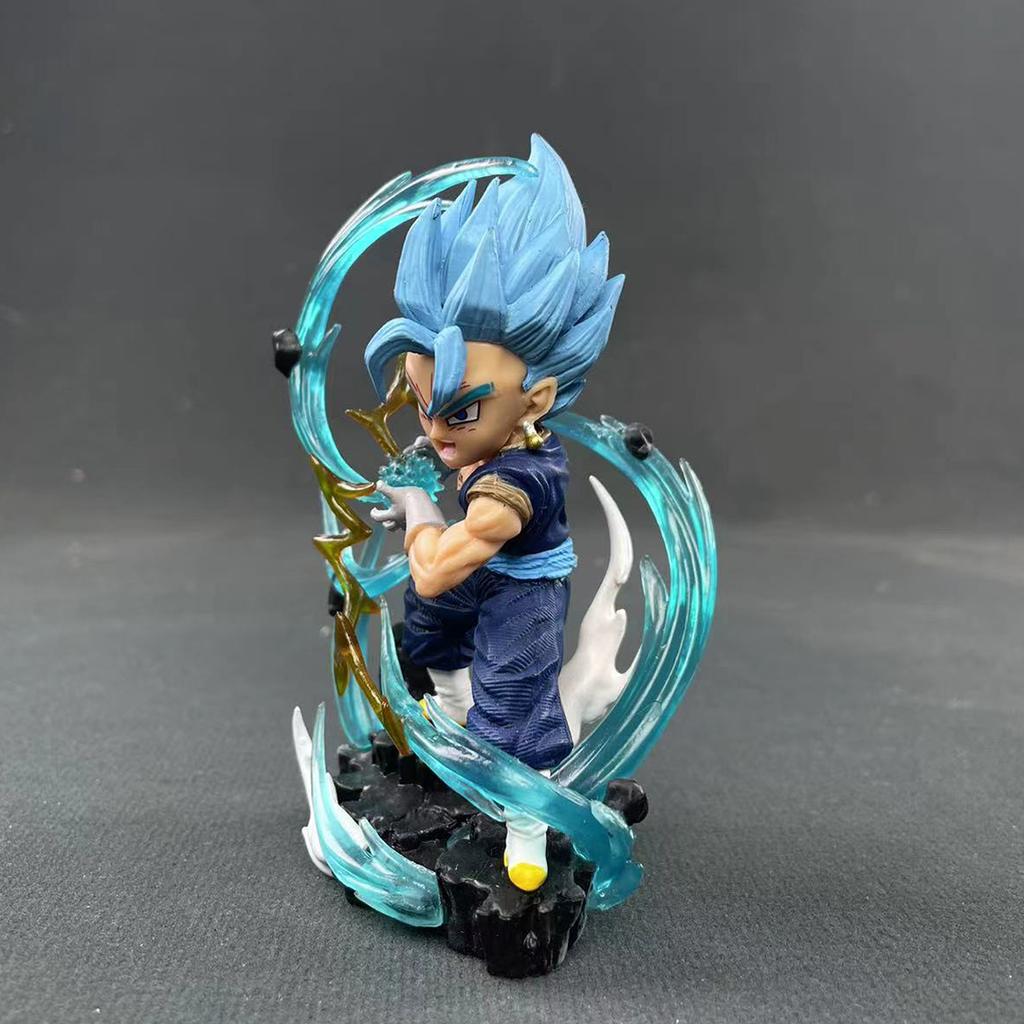 Q Version Dragon Ball Z Vegeta Figure Vegetto Figurine 11CM PVC Action Figures Collection Model Toys