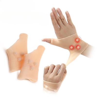 1/2Pcs Magnetic Silicone Gel Wrist Brace Glove Support Protect Working Sports Hand Care Carpal Tunnel Brace Waterproof