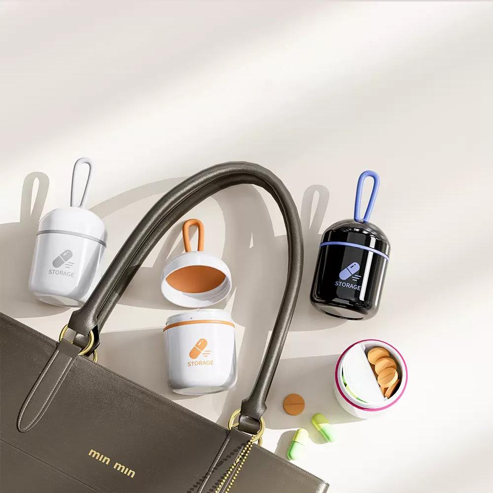 1PC Mini Medication Box - Compact, Convenient, Waterproof and Moisture Resistant - Home Pill Storage Box