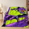 3D E-Evangelions Cartoon G-Genesis Cool Soft Warm Flannel Blanket Art For Wall Living Room Decor Bed Picnic Office Birthday Gift