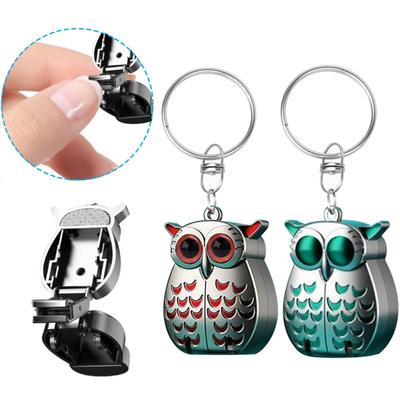 With Keychain Hanging Decoration Anti Splash Nail Knife Owl Nail Clipper Household Keychain Mini Folding Nail Clipper Single Set