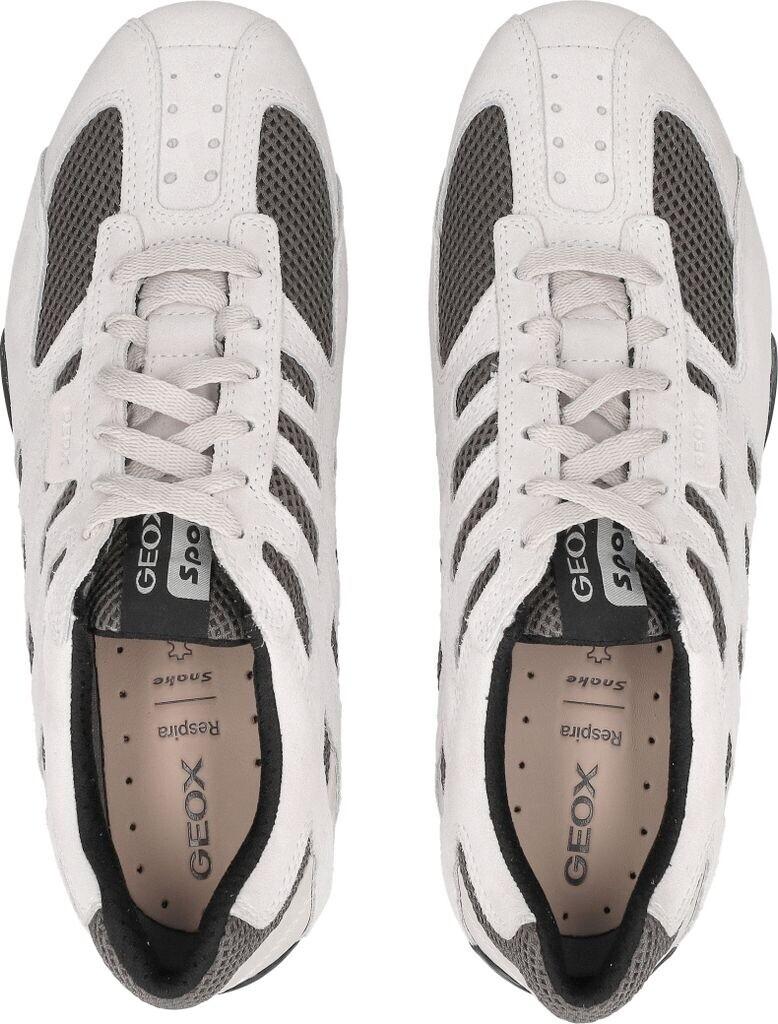 Geox Snake Original Men's Sneakers (U55MNA02214) White/dark Grey