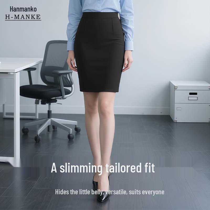 HANMANKE Women s Professional High-Waisted Pencil Skirt 3XL