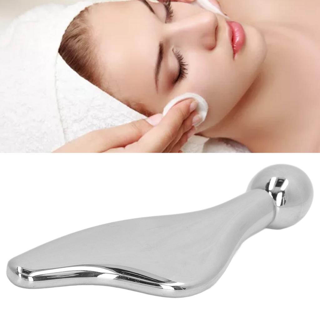 Face Gua Sha Roller Zinc Alloy Multi Function Promote Absorption Face Lifting Facial Massager Roller