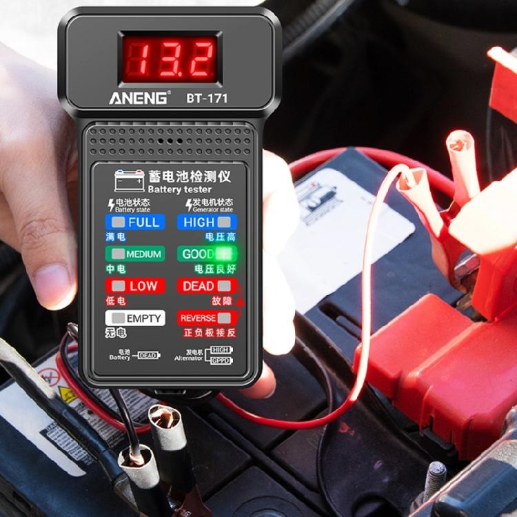 Batterietester Automobil 12V Digitaler Analysator Testwerkzeug Auto Spannungsprüfer