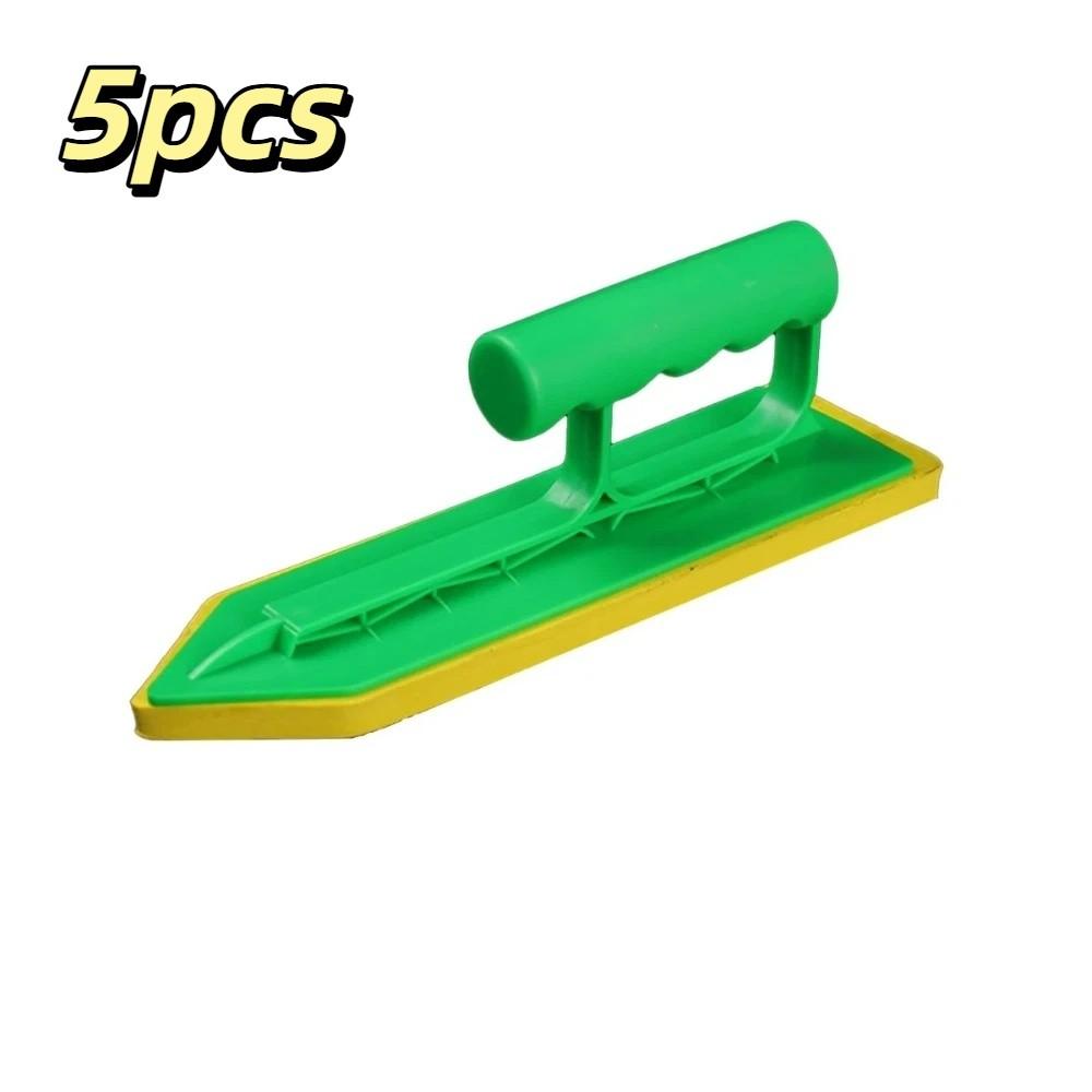 5pcs Smooth Base Tile Grout Tool Plastic Handle Joint Smoothing Tool  Tile Grout Application зелёный