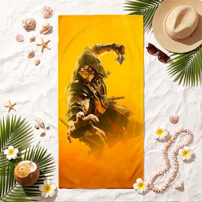 Scorpion Soft Beach Towel Stylish Beach Pool Towel for Summer Seaside Vacation Travel