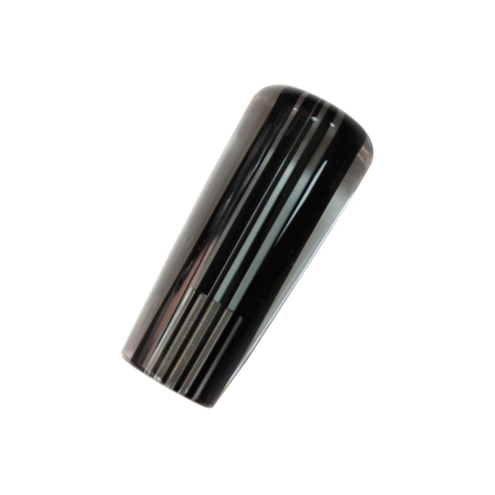 Retro Striped Shift Black Knob, 100mm, Line, MM75-0010-BK