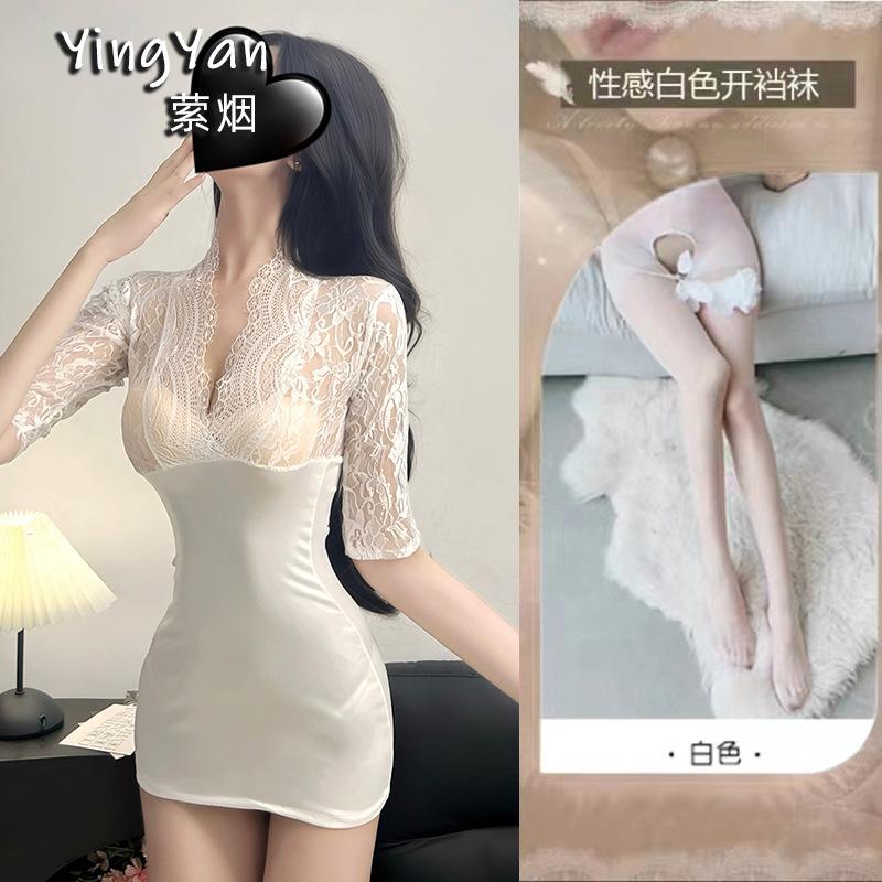 Sexy Underwear, Sexy Lace, Purple Nightclub Hip Skirt, Gather Secretary OL Suit, No Temptation, Battle Robe