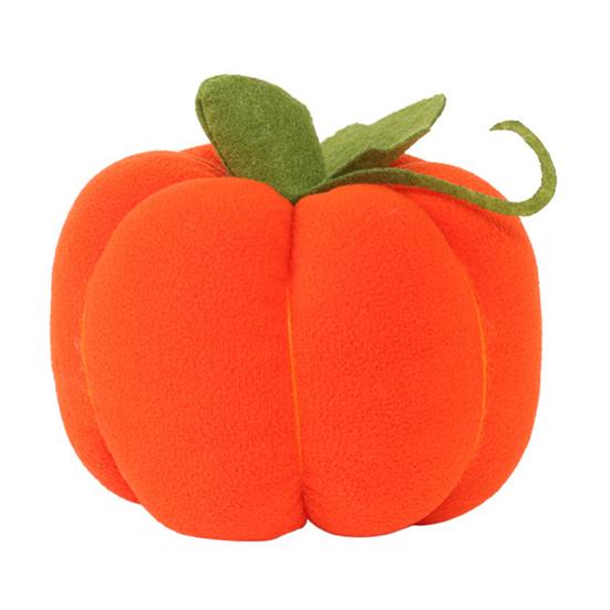 Plyšový dýňový polštář 3D simulovaná dýně polštář na pohovku měkká oranžová dýně domácí dekorace na Halloween Den díkůvzdání dětský dárek
