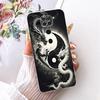 Měkký průhledný silikonový obal pro Xiaomi Redmi Note 9 9S Note 9 Pro Kryt na telefon Vzor kreslená kočka drak květina motýl