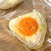 Egg Yolk Rice Ball Squeeze Toy Stress Relief Triangle Rice Ball Sensory Toy Soft Stretchy Decompression Simulated Food Fidget Toy