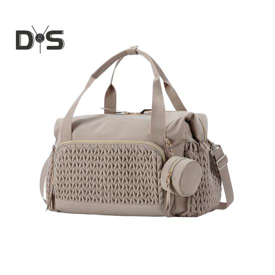 Mother Bag with Dual Handle Strap Large Capacity Multi Compartments Diaper Bag with Changing Pad Waterproof Organized Storage Bag for Baby Essentials