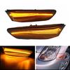 Sequential Switchback LED Side Marker Signal Lights For 03-07 Infiniti G35 Coupe