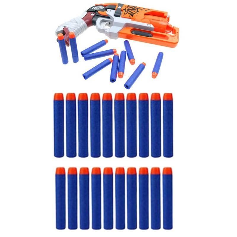 High Quality 7.2cm Eva Foam Bullet Accessories For Soft Dart Guns In Multiple Colors