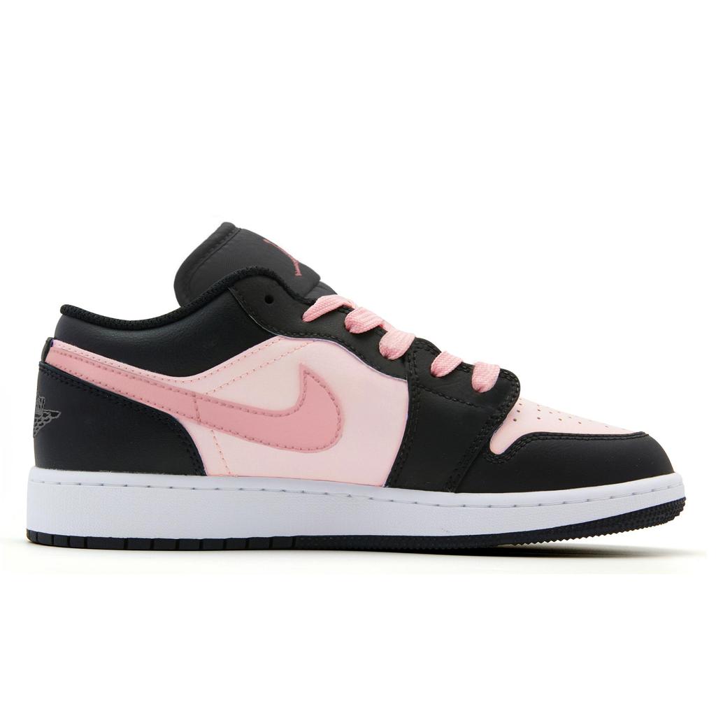 Jordan Air Jordan 1 Abrasion Resistant Low top Vintage Basketball Shoes Women's Black Pink HF3188--106(Team973--)