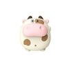 Adjustable Cartoon Cow Hand Warmers Lanyard Portable Warm Hand Treasure Pocket Hands Heater  Winter