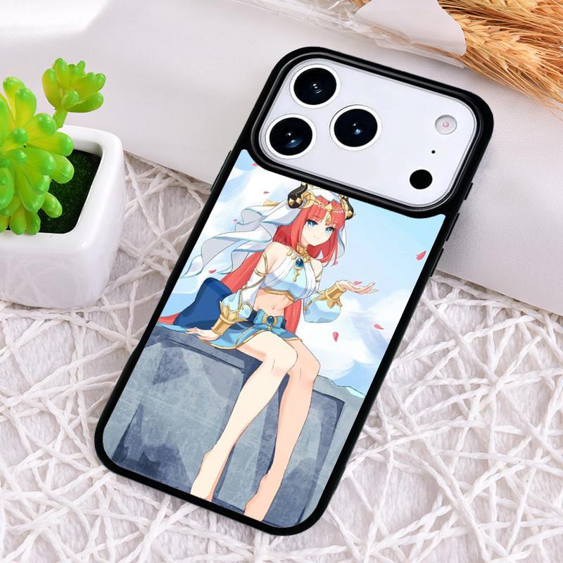 Genshin Nilou Phone Case for iPhone 17 Air 16 15 11 12 14 13 Pro Max Shockproof Cover