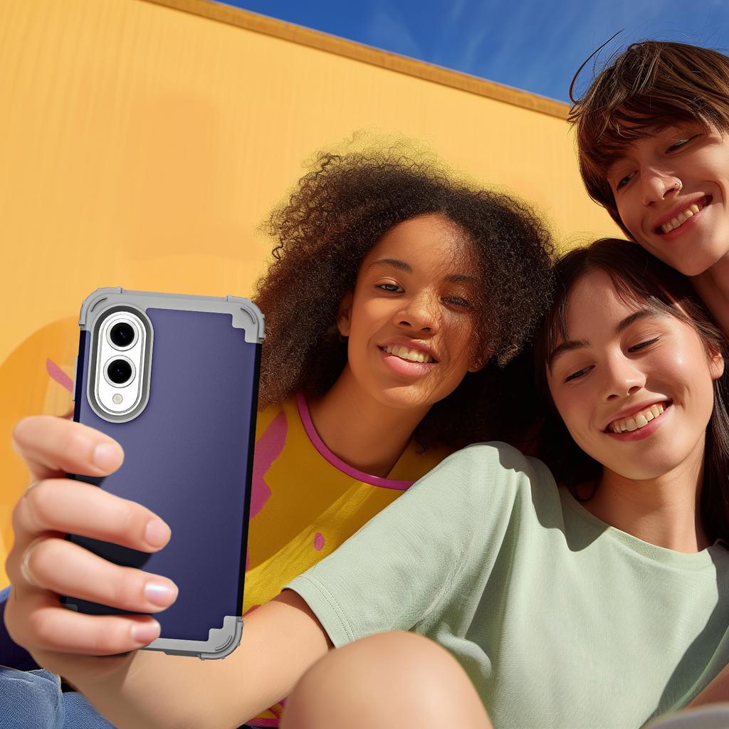 L-Style For Samsung Galaxy S25 Edge Case Shockproof PC+TPU Phone Back Cover