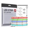 BTF-LIGHTING FCOB COB RGB LED Strip Light, High-Density Flexible LED Strip Light, 5M, 810 LEDsm, 4-PIN RGB, 10mm Wide, DC12V, Dimmable,