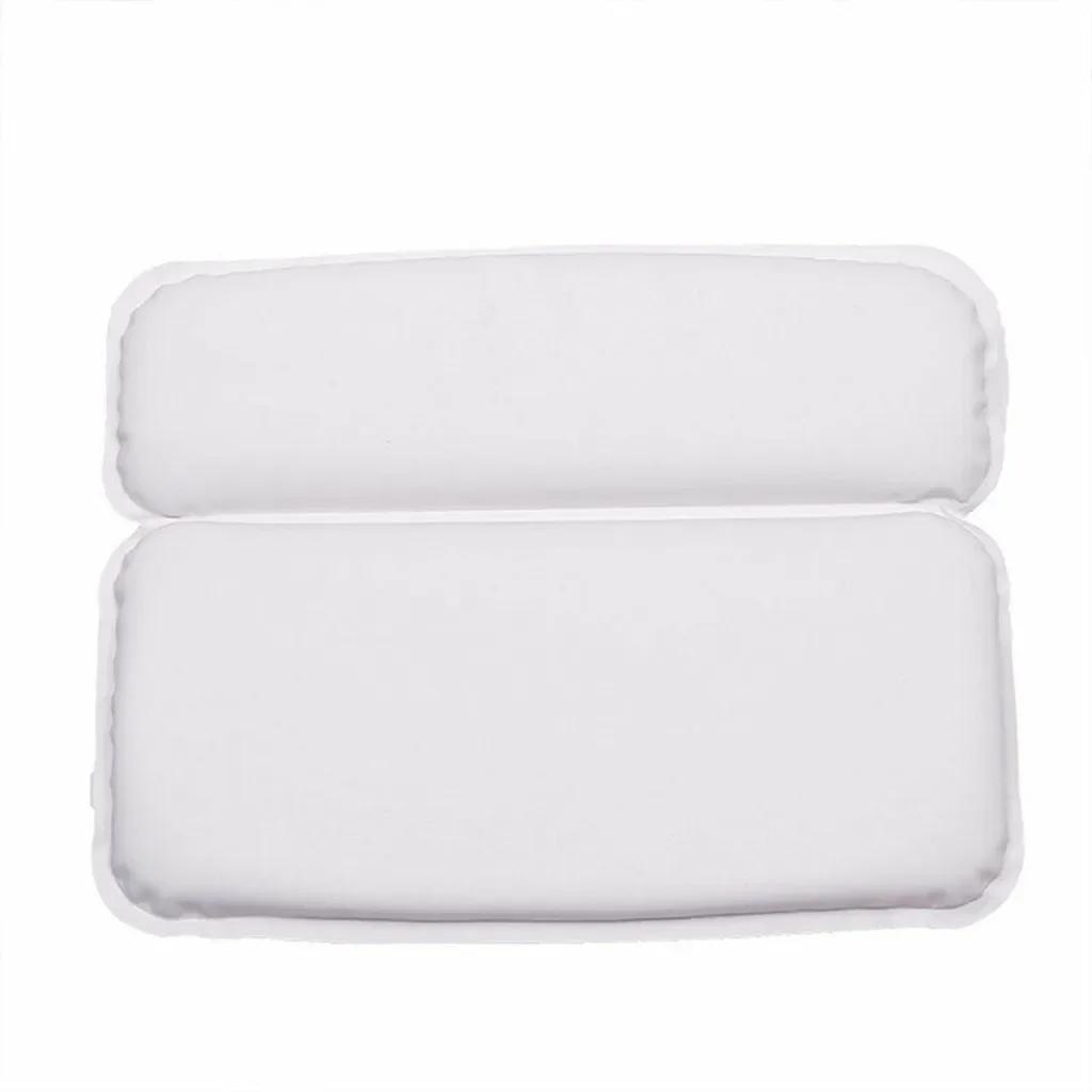

Подушка для ванны SPA, нескользящая подголовник для ванны, мягкая подушка для шеи и спины, водонепроницаемая, удобная подушка, аксессуары для ванной комнаты белый