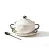 COMATE Ceramic Double-Ear Dessert Bowl Set