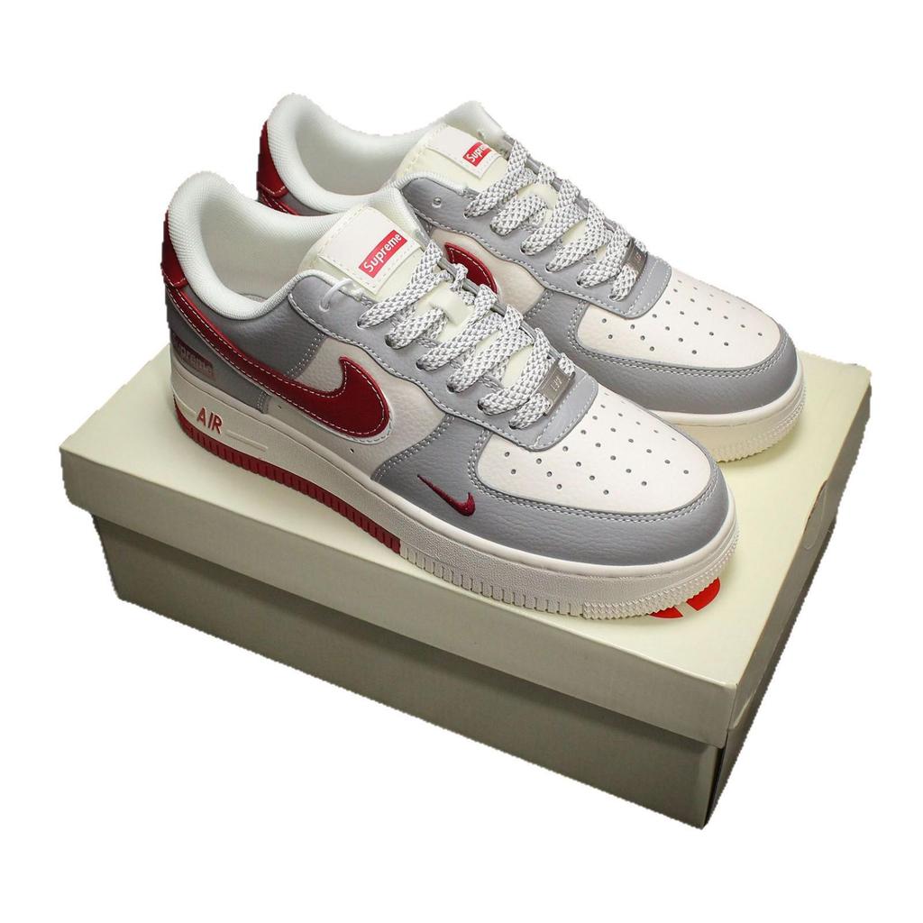 Pure Original AF1 Air Force 1 Sneaker aus weißem Leder – Unisex, vielseitiger Stil