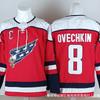 Mens Ice Hockey Jersey Custom Embroidered Team Capital 8 77 43 Numbers Sportswear Adult Players