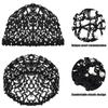 Pearls Beads Mesh Snood Hair Net Solid Color Women Headbands  Hair Accessories
