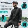ROCKBROS Cycling Long Sleeve Top and Bottom Padded Cycling Pants for Road Bikes and and Size 3XL Jersey, Spring/Autumn, Set, Sweat-Wicking,