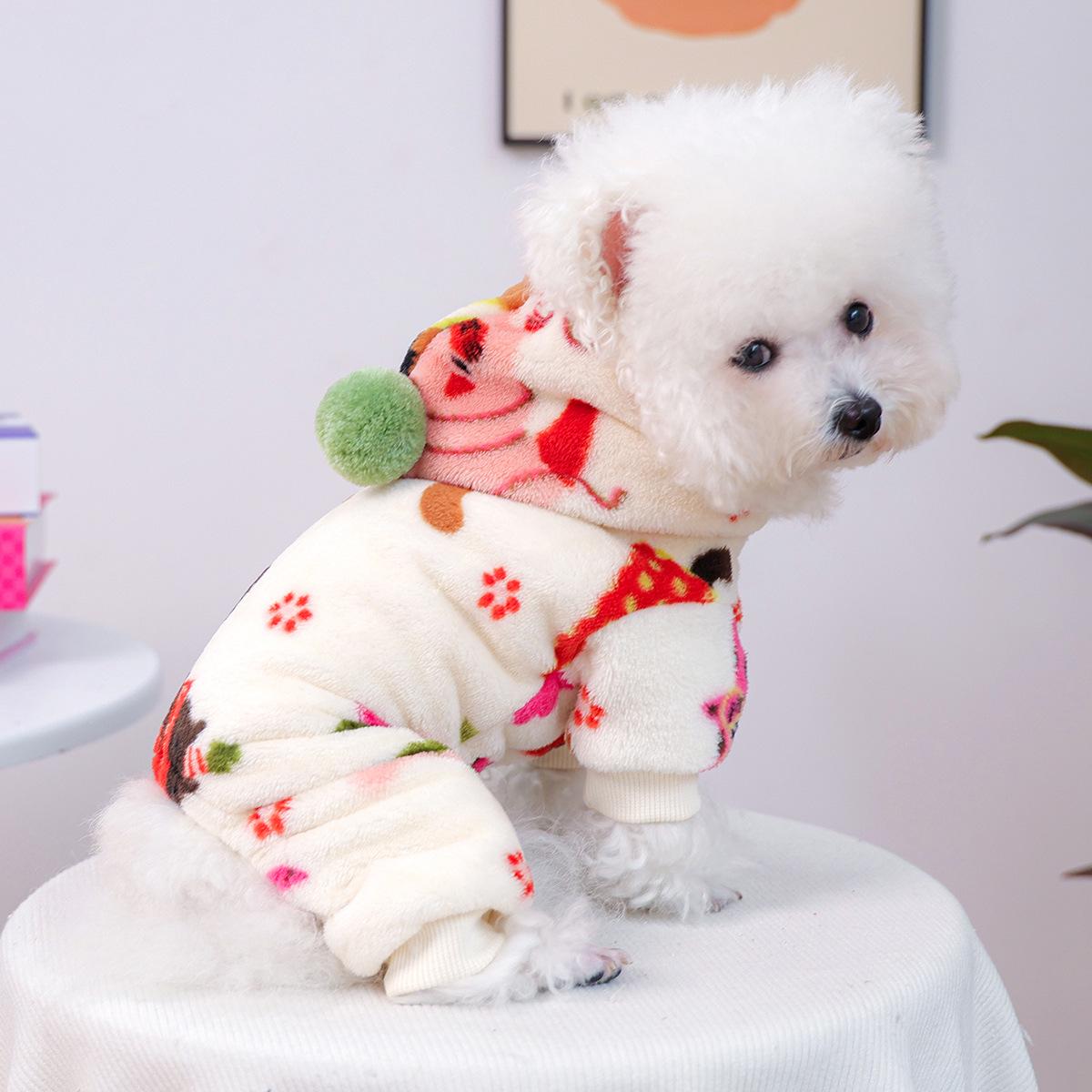 PETCIRCLE Fleece Transformation Suit for Small Dogs and Cats Small