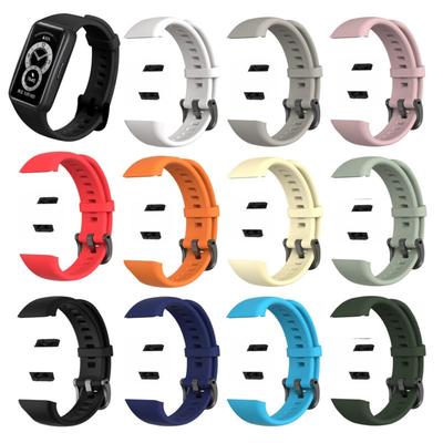 TPU Bracelet Replacement Watchband Portable Watch Strap for Huawei Band 6/Honor Band 6