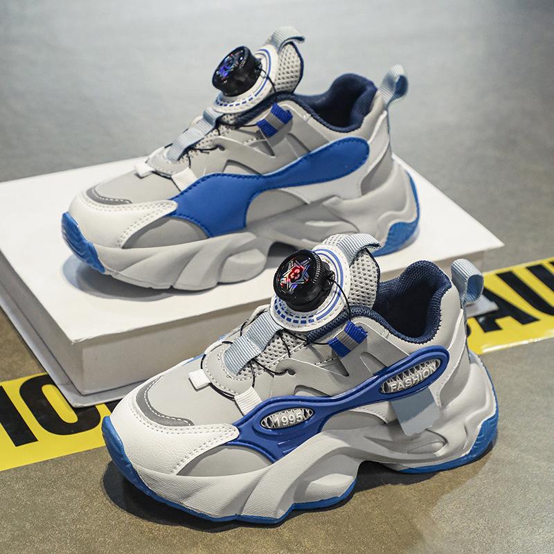 New Spring and Autumn All-match Running Shoes for Boys, Handsome, Comfortable, Wear-resistant and Soft-soled Sports Shoes