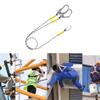Climbing Safety Lanyard Restraint Belt Carabiner Protective Rope Polyester And Steel Material