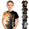 Funny Squirrel Kids 3D T-shirt Print Short Sleeve Summer Tops Tees Boys and Girls T Shirt