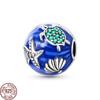 Women copper Sea Summer Design Dangle Turtle Starfish Octopus Dolphin Bead Charms Charm Bead Charms Authentic Accessories Bracelets Jewellery