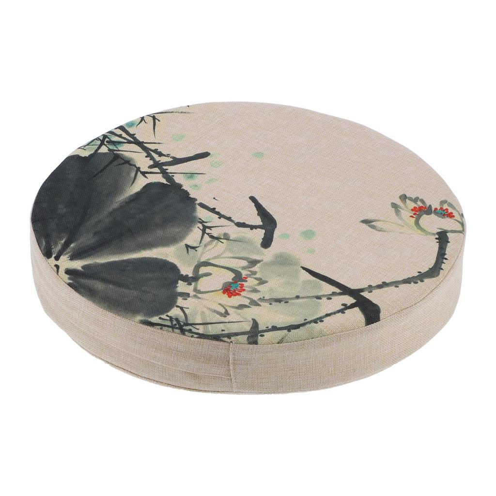 Cushion DirtResistant Removable Washable Chinese Style Cotton Linen Fabric Comfortable Thick