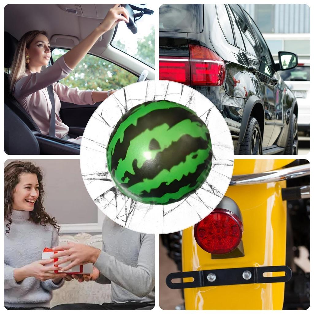 Broken Glass Window Stickers, 3D Prank Glass Window Stickers | Vista Printed Watermelon Hit