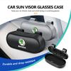 Auto Sonnenblende Sonnenbrillen Brillenetui Brillenaufbewahrungsbox Für octavia a5 a4 mk1 2 fabia superb rapid mk3 yeti 2006