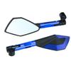 Kolip Motorcycle Rear View Mirrors, Aluminum Alloy Pentagonal Side Mirrors, Handlebar Mount Universal For Motobiker ATV