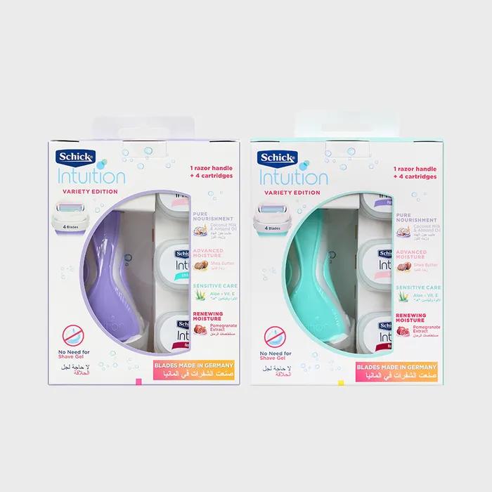 

Chic_Chic Intuition Planning Pack 4 blades + Razor (Natural/Coconut) Choose 1 coconut