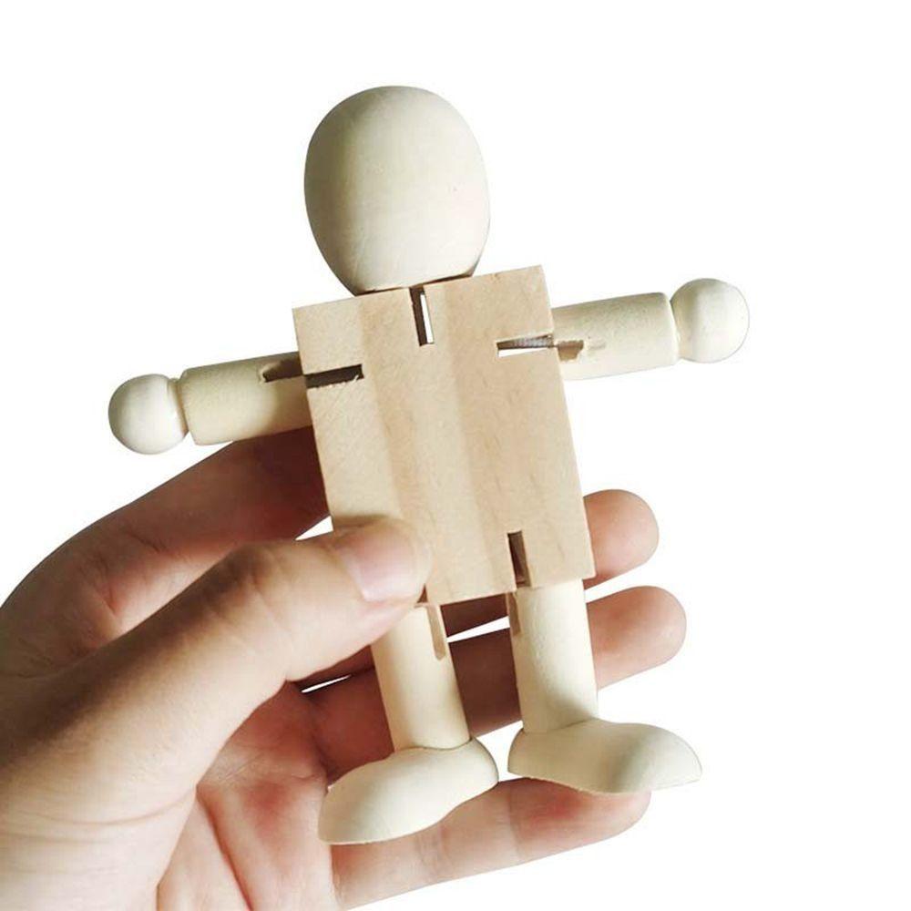 Handicraft Toy Graffiti Puppet Craft Toy Wooden Handicraft Toy Chidlren Gifts