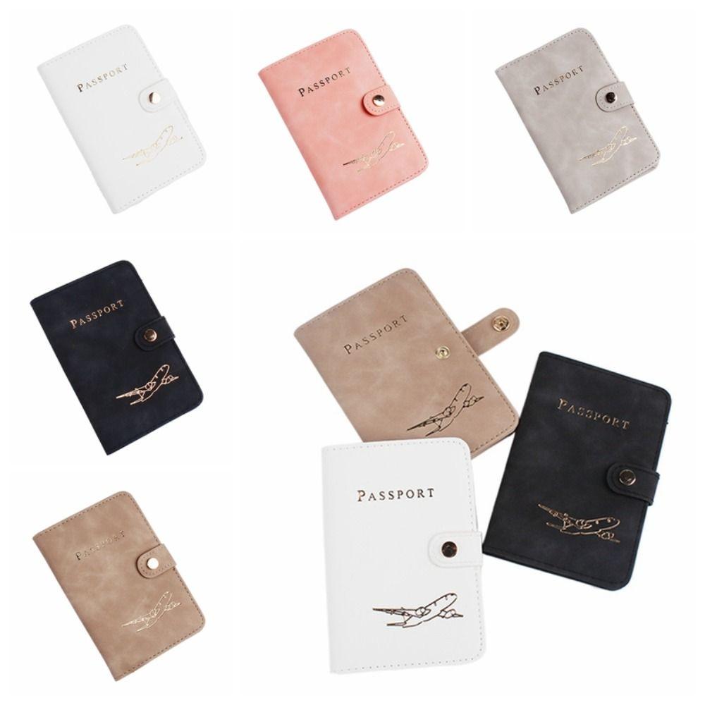

Multifunction PU Leather Passport Cover Travel Accessories Ticket Holder Passport Clip Male