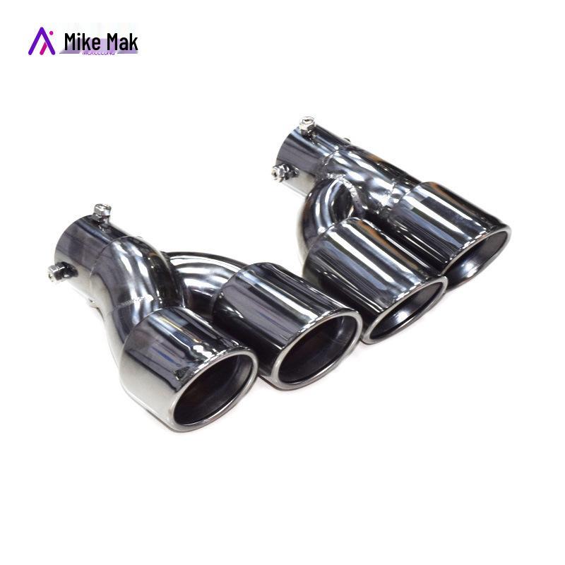 Compatible Exhaust Pipe for BMW 3 Series G20/G28 320/325/330, Four-Outlet Stainless Steel & Carbon Fiber Tailpipe.