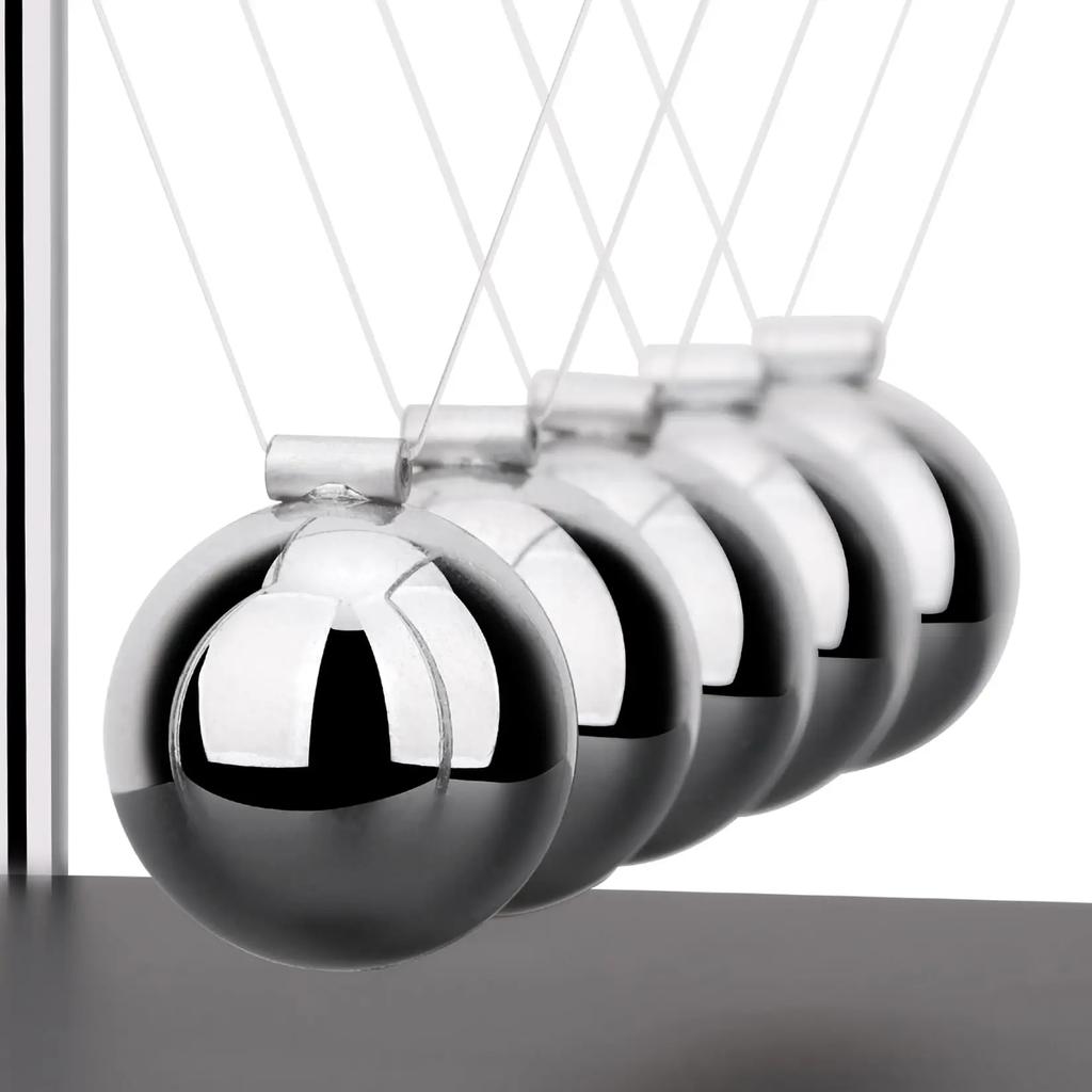 Collision Energy Conservation Ball Book Nook Physics Science Toy Newton Balance Ball Interior Decoration Desk Accessories Home